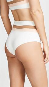 img 2 attached to 🩲 LSpace Reversible Portia Stripe Women's Bottoms