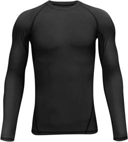 img 3 attached to 👕 TELALEO Youth Compression Shirts - Boys' and Girls' Long Sleeve Undershirt for Sports Performance, Moisture Wicking Baselayer - Available in 1/2/5 Pack