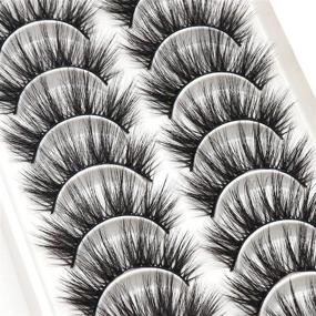 img 2 attached to Veleasha Lashes Eyelashes Lightweight Multipack