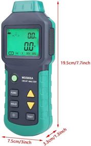 img 3 attached to 🧪 MASTECH MS5908A/MS5908C LCD Circuit Analyzer Tester: Voltage GFCI RCD Fault Tester with AC100-240V RMS Circuit Analyzer (MS5908A US Plug)