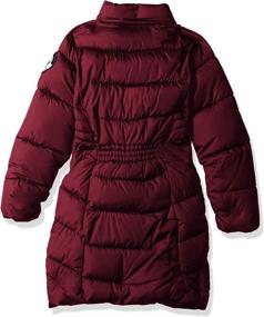 img 2 attached to 🧥 Stylish and Warm: U.S. Polo Assn. Girls' Long Bubble Jacket for All-Season Comfort