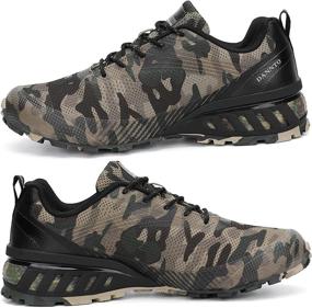 img 2 attached to 👟 Dannto Men's Trail Running Shoes: Superior Outdoor Hiking Sneakers for Trekking, Walking, and Cross Training