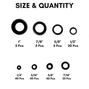 img 3 attached to Brexxty Pack Rubber Grommet Sizes