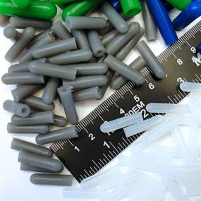 img 2 attached to High Temp Silicone Rubber End Cap Kit for Ultra Precision - 175Pc. Ideal for Powder Coating & Custom Paint Supplies