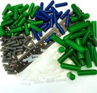 high temp silicone rubber end cap kit for ultra precision - 175pc. ideal for powder coating & custom paint supplies logo