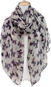 img 2 attached to Eye-Catching GERINLY Animal Print Scarves for Fashionable Women!