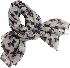 img 1 attached to Eye-Catching GERINLY Animal Print Scarves for Fashionable Women!