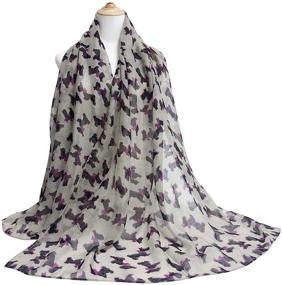 img 3 attached to Eye-Catching GERINLY Animal Print Scarves for Fashionable Women!