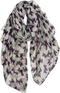 eye-catching gerinly animal print scarves for fashionable women! logo