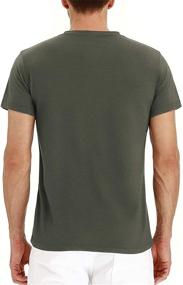 img 1 attached to 👕 Aiyino Casual Sleeve Henley T Shirts: The Ultimate Men's Clothing Staple