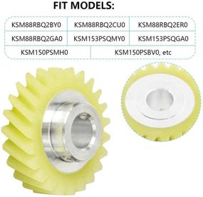 img 2 attached to Mayitop W10112253 Mixer Worm Drive Gear Repair Spare Part for KitchenAid Whirlpool, AP4295669, 4162897