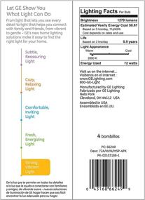 img 2 attached to 💡 GE Lighting 66249 72W Medium Base