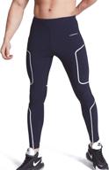 adoreism men's fitness base layer sports running pant - athletic workout gym yoga leggings logo