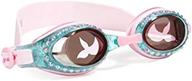 🏊 bling 2o girls swimming goggles 8+ - enhanced anti-fog, leak-proof, non-slip, uv protective logo
