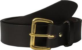 img 1 attached to 👔 Filson 1-Inch Leather Belt for Men's Accessories