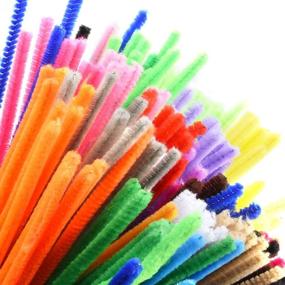 img 2 attached to 🎨 360 Onepine Pipe Cleaners - 30 Colors Chenille Stems for Arts, Crafts, and DIY Handmade Decorations (6mm x 12 Inch)