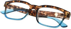 img 4 attached to 👓 ReduBlu Stylish Reading Glasses for Women - Clear Lens and Comfortable Spring Hinge Eyewear