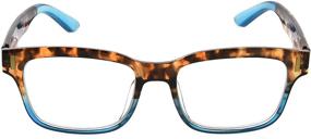 img 2 attached to 👓 ReduBlu Stylish Reading Glasses for Women - Clear Lens and Comfortable Spring Hinge Eyewear