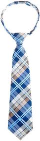 img 3 attached to 🎀 Stylish Tartan Microfiber Pre Tied Boys' Accessories and Neckties by Retreez