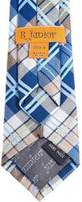 img 1 attached to 🎀 Stylish Tartan Microfiber Pre Tied Boys' Accessories and Neckties by Retreez