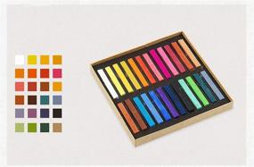 img 3 attached to Квадратные пастели разных цветов 24 цвета