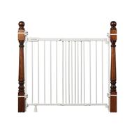 🚪 summer infant 27903z banister & stair safety gate: extra wide door, metal, 31"-46" - white - easy access & security logo