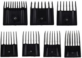 img 4 attached to 🔒 Miaco Universal Clipper Guide Comb Guard Set, 7 Pieces: Ideal for Oster Classic 76, A5, Andis AG, BG, and more!