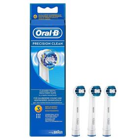 img 1 attached to Oral-B Precision Clean Electric Toothbrush 🪥 Heads - Pack of 3 - Model: 64703701