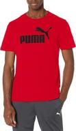мужская одежда puma essentials черного цвета xxl для футболок и танков логотип