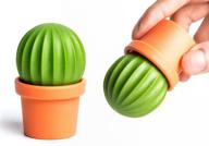 🌵 explore the unique cactus-shaped novelty salt and pepper shakers by qualy design studio. an eye-catching and convenient combo for kitchen or dining décor. sprinkle some fun to salt tequila! logo