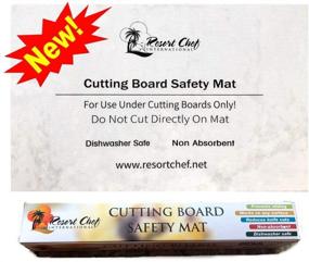 img 4 attached to Resort Chef Non-Slip Safety Mat: Keep Kitchen Cutting Boards Secure, Hygienic, and Dishwasher Safe