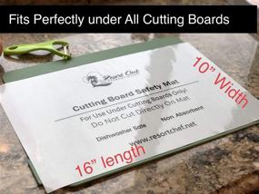 img 1 attached to Resort Chef Non-Slip Safety Mat: Keep Kitchen Cutting Boards Secure, Hygienic, and Dishwasher Safe