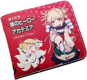 img 4 attached to 👩 Himiko Cosplay Wallet: Premium Leather Accessory for Academia Fans