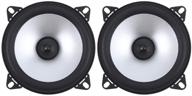 🚗 pair of 4 inch 60w 2 way car coaxial stereo speakers for auto audio music, full range frequency, hifi sound logo