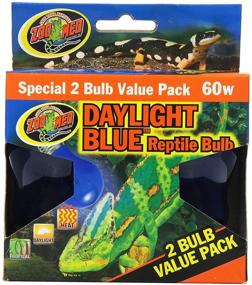 img 4 attached to 🐍 Enhance Reptile Habitat with Zoo Med Daylight Blue Reptile Bulb - 60 Watt