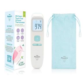 img 3 attached to 🌡️ Blue Touchless Thermometer with LCD Display - Non Contact Infrared Thermometer for Adults, Kids, Baby & Infant - Digital Forehead Thermometer with Fever Alarm
