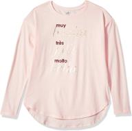 👗 crazy girls long sleeve blush girls' clothing: stylish and comfortable wardrobe essential logo