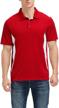 sports shirts blocked performance polo（red men's clothing for shirts logo