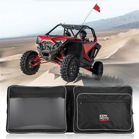 img 4 attached to Улучшенное хранилище: Сумка на крышу RZR PRO XP для Polaris RZR XP Turbo S - водонепроницаемая и вместительная сумка из 1680D от kemimoto.