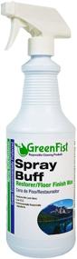 img 4 attached to 🎉 GreenFist Spray Buff Restorer: Renew Floor Finish, Wax Polisher & Buffer [Removes Surface Marks, Conditions, Dries & Leaves Spotless Floors] - 32 fl oz
