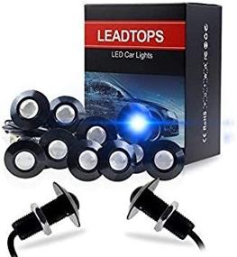 img 4 attached to LEADTOPS 10 Pack Daytime Running Lights Lights & Lighting Accessories