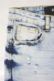 img 1 attached to RAY Ripped Skinny Distressed Stretch Boys' Clothing : Jeans