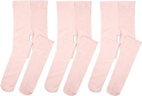 img 4 attached to 🩰 STELLE Girls Ballet Dance Footed Tights: Perfect for Students, Toddlers, Little Kids, and Big Kids!