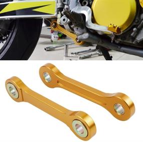 img 2 attached to 🔧 Набор понижения заднего амортизатора NICECNC Gold для Suzuki DRZ400/E/S/SM и Kawasaki KLX400 - модели 2000-2021