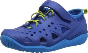 img 4 attached to 👞 Magenta Crocs Kids Swiftwater: Top-Rated Toddler Boys' Shoes at Clogs & Mules