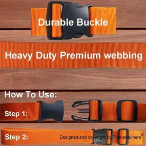 img 3 attached to Thenewallhere Luggage Straps Accessories Adjustable Travel Accessories