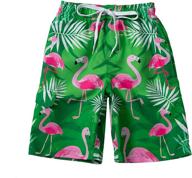 🩳 stylish and comfortable: kids swim trunk anchor 10 boys' clothing and swimwear logo