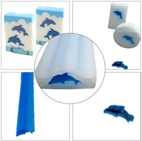 img 1 attached to 🐬 Dolphin Tube Column Silicone Soap Candle Mold - Perfect for Embed Soap Making Supplies and Christmas Gift