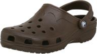 👣 crocs beach khaki x small unisex mules & clogs shoes logo