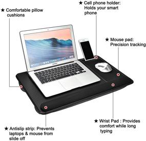 img 2 attached to Подставка для ноутбука, подушка для аксессуаров для ноутбука, подходит для ноутбуков
